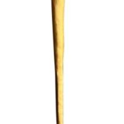 Albert Giacometti Style Patinated Bronze Heavy Floor Lamp - Glass Shade 