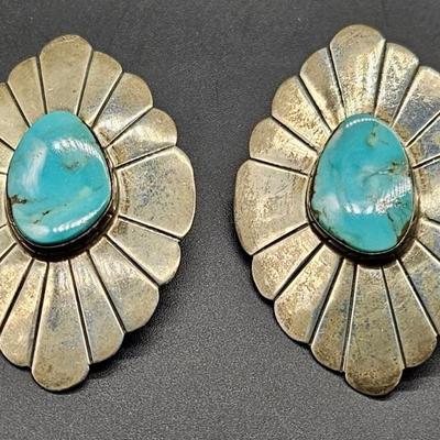 Sterling Silver w/ Turquoise Earrings