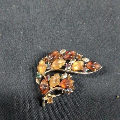 AMBER BROOCH