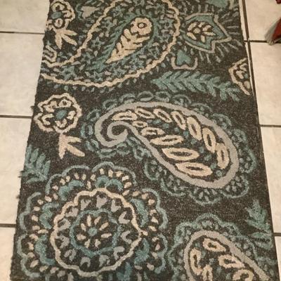 $25-rug 40" x 24"-has a match