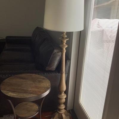 $45-floor lamp 57"H 13"diameter 