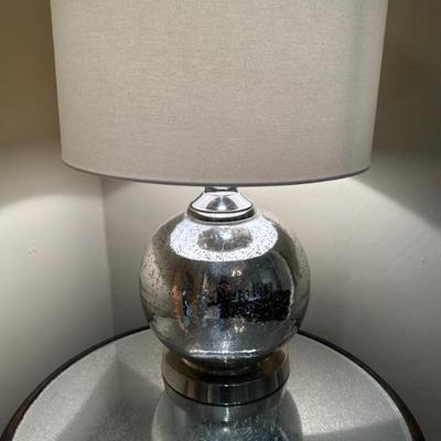 Mercury glass lamp