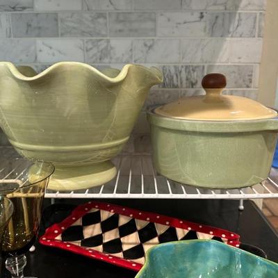 Denby and Crate and Barrel 