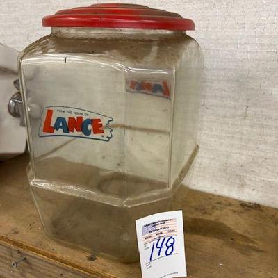 Lance Jar (Missing Knob on top of Lid)
