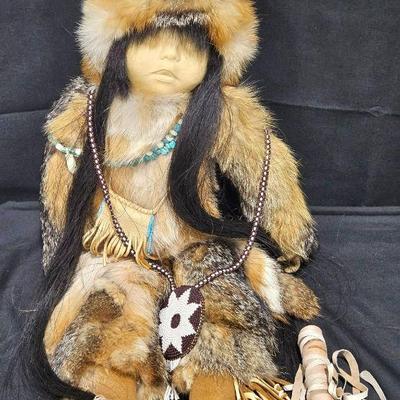 Rare hand made Native American Pride of the Nation, Baby #17 Doll
