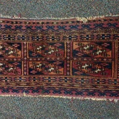 PERSIAN TURKOMAN RUG FRAGMENT