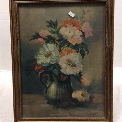 ANTIQUE STILL LIFE PRINT
