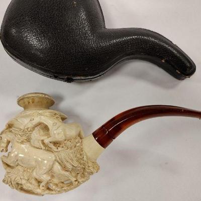 MEERSCHAUM CARVED PIPE 