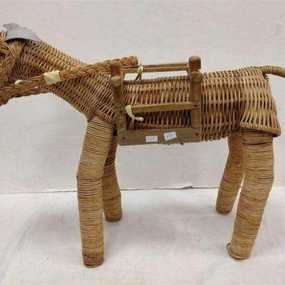 WICKER PACK MULE