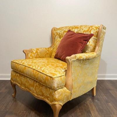 Golden Vintage Armchair