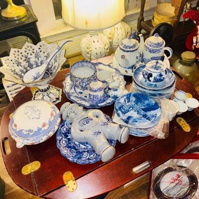 Blue & White