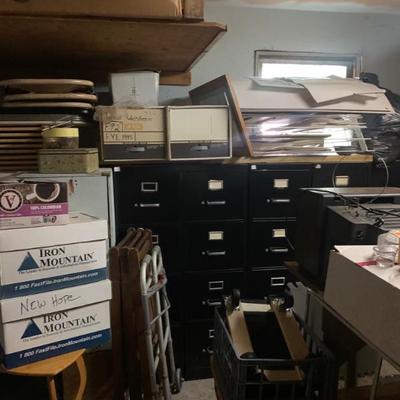 Filing cabinets full of genuine shells from all over the world