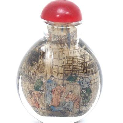 Chinese Reverse Painted Snuff Bottle