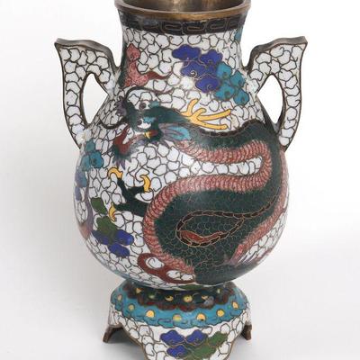 Vintage Small Chinese Cloisonne Vase