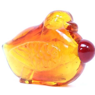 Chinese Baby Chick Shaped Snuff Bottle