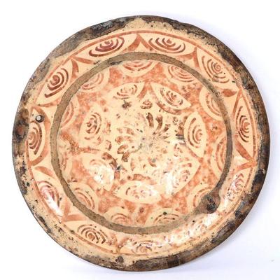 Spanish Manises Lusterware Plate, 16th century
