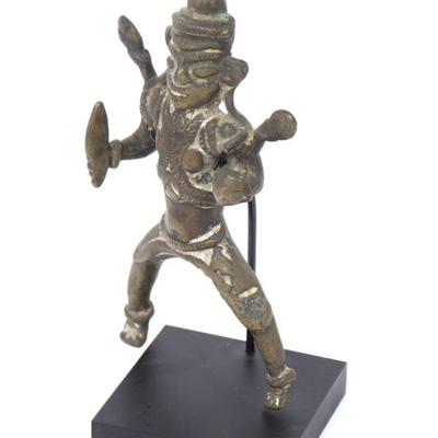 19th Century Bronze Indian Goddess, Durga Ambe Mata