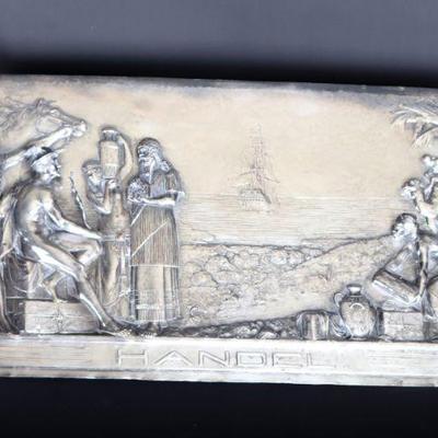 Large Silver High Relief Plaque