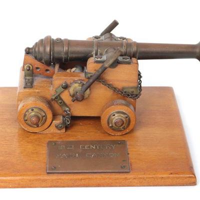 Desk Model Naval Cannon