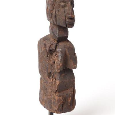 African Female Figure Statue, Bamana Peoples 20th c.
