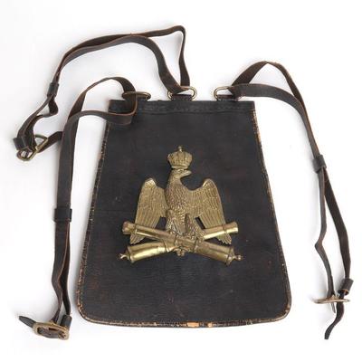 French Second Empire Hussars Bombardier Sabretache, circa 1852-1870