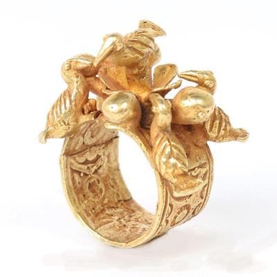 Asante Royal "Birds Nest" Chief's Ring (18k, 27grams)