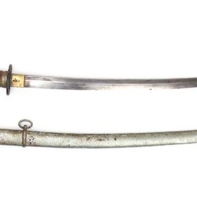 Japanese NCO "Last Ditch" Sword w/ Scabbard