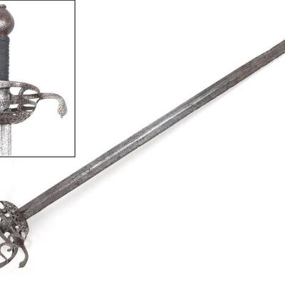 Antique 17th C. European Backsword
