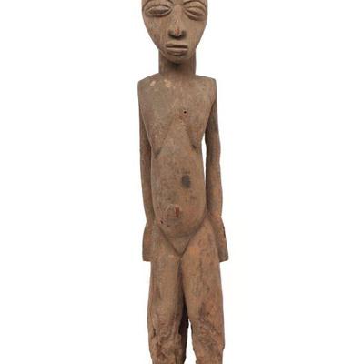 African Lobi Fetish Maternity wood carved Statue