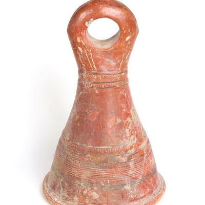 20th C. African Terracotta Bed Post