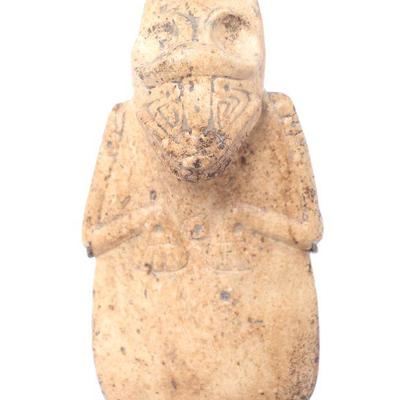 Taino Bird Man Effigy Celt, 900-1500 BCE
