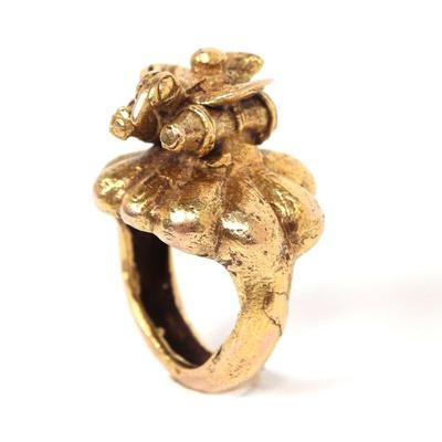 Asante Royal Chief's Gold Ring (14-18k, 20grams)