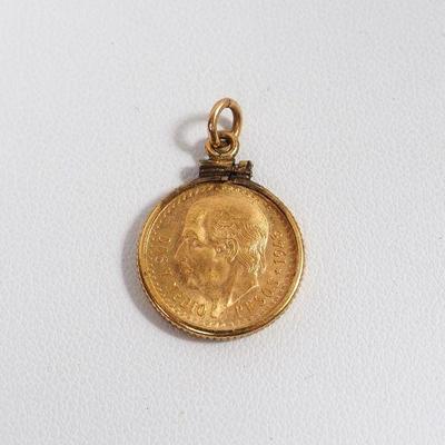 1945 Dos y Medio 2.5 Pesos Gold Coin