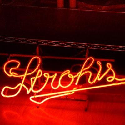Stroh's Neon Light