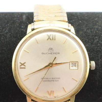 18K Gold Bucherer watch