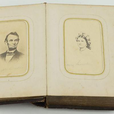 Abraham and Mary Todd Lincoln CDVs