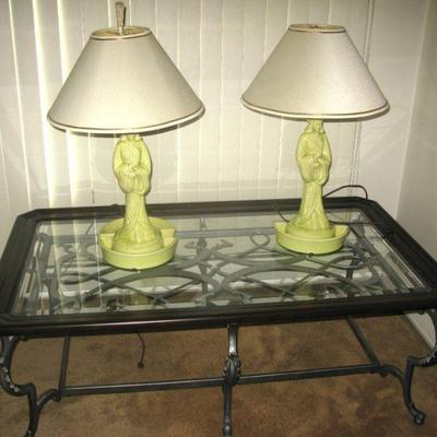 vintage Asian lamps BUY IT NOW  $ 85.00 each