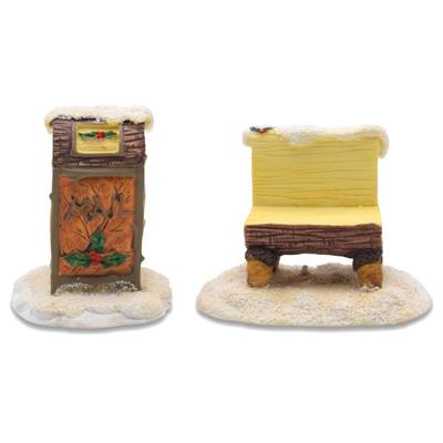 Charming Tails by Dean Griff Mail Box & Bench Accessory Figurines