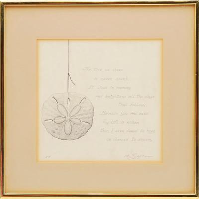Framed Inspirational Art by Robert Sexton Signed