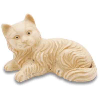 Vintage Resin Cat Figurine