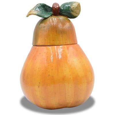 Sakura Sonoma Hand-Painted Ceramic Pear Container