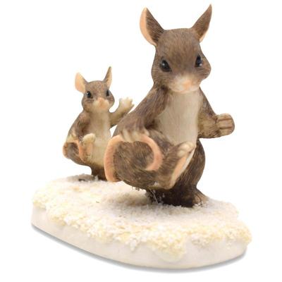 Charming Tails "Follow in My Footsteps" 87/473 Figurine