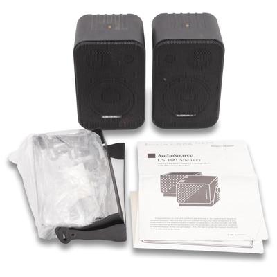 Pair of AudioSource LS 100 Indoor/Outdoor Compact Loud Speakers