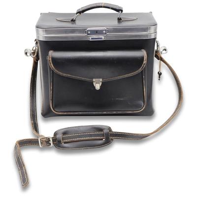 All American Leather Goods Co. Black Leather Camera Hardshell Case