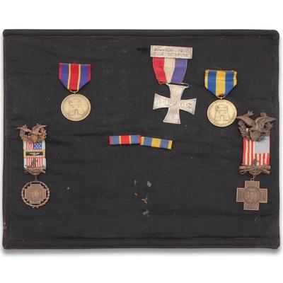 Collection Of Medals From The Spanish - American War, 1898-1902 (Total Of 7)
