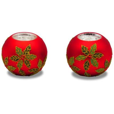 Pair of Holiday Votive Candle Holders
