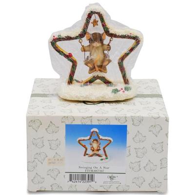 Charming Tails "Swinging on a Star" Figurine by Fitz & Floyd