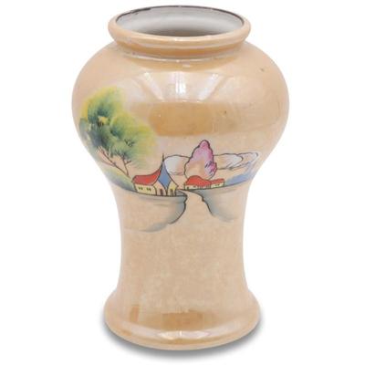 Vintage Trico Japan Lusterware Hand Painted Vase