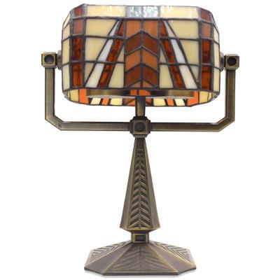 PartyLite Tiffany Style Stained Glass Double Tealight Candle Holder