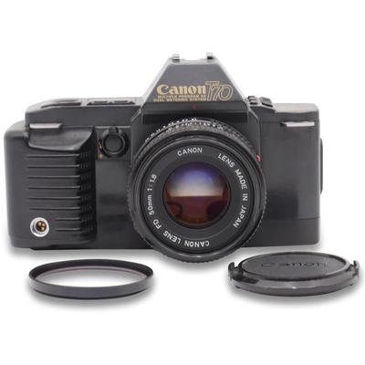 Canon T70 35mm Film SLR Camera w/ Lens